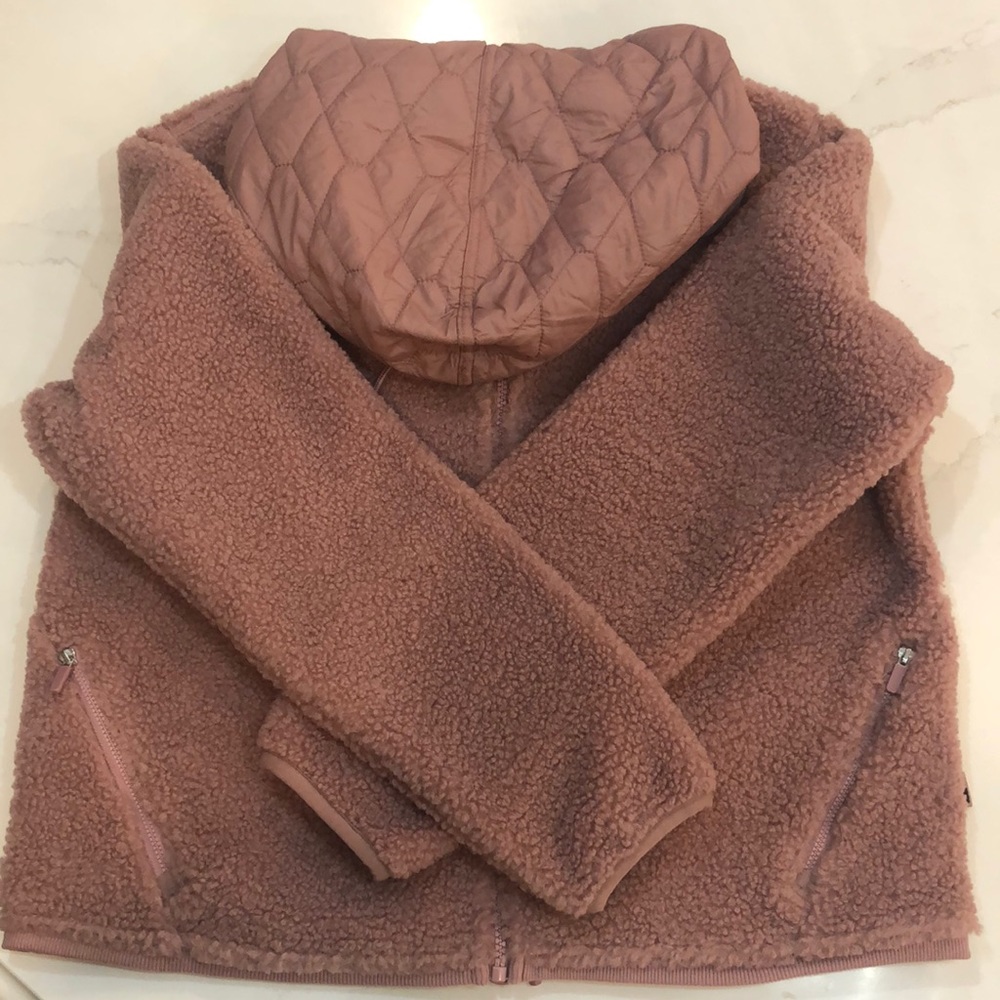 Joy Lab Hooded Full Zip Sherpa Jacket